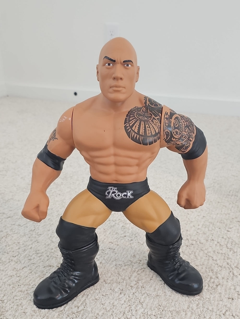 WWE The Rock Talking Large Figure